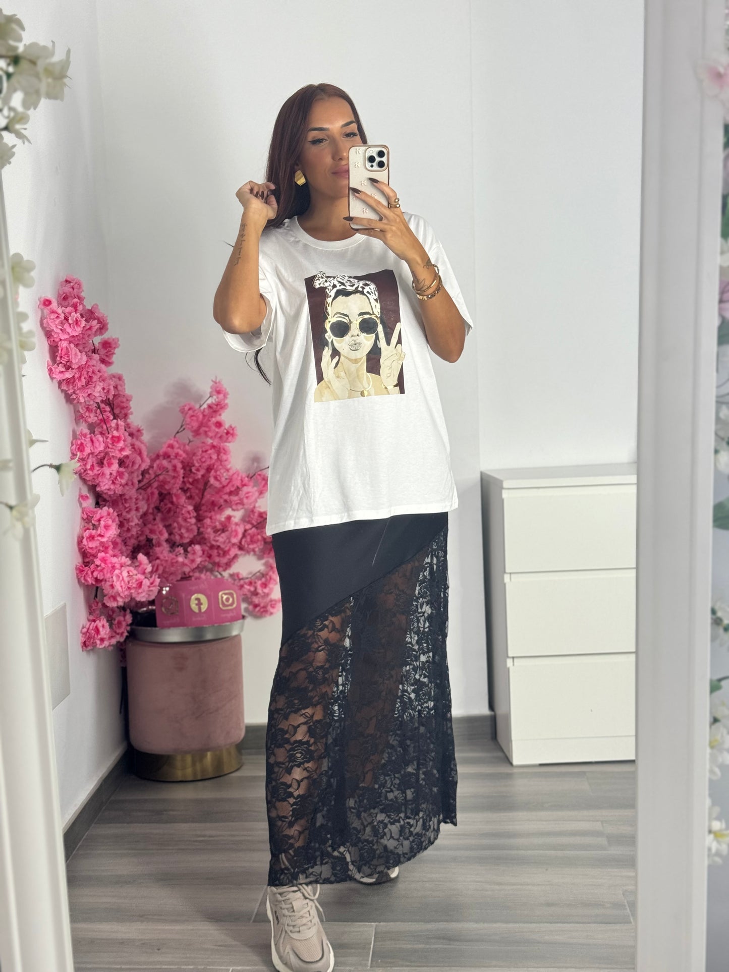 Camiseta mujer oversize