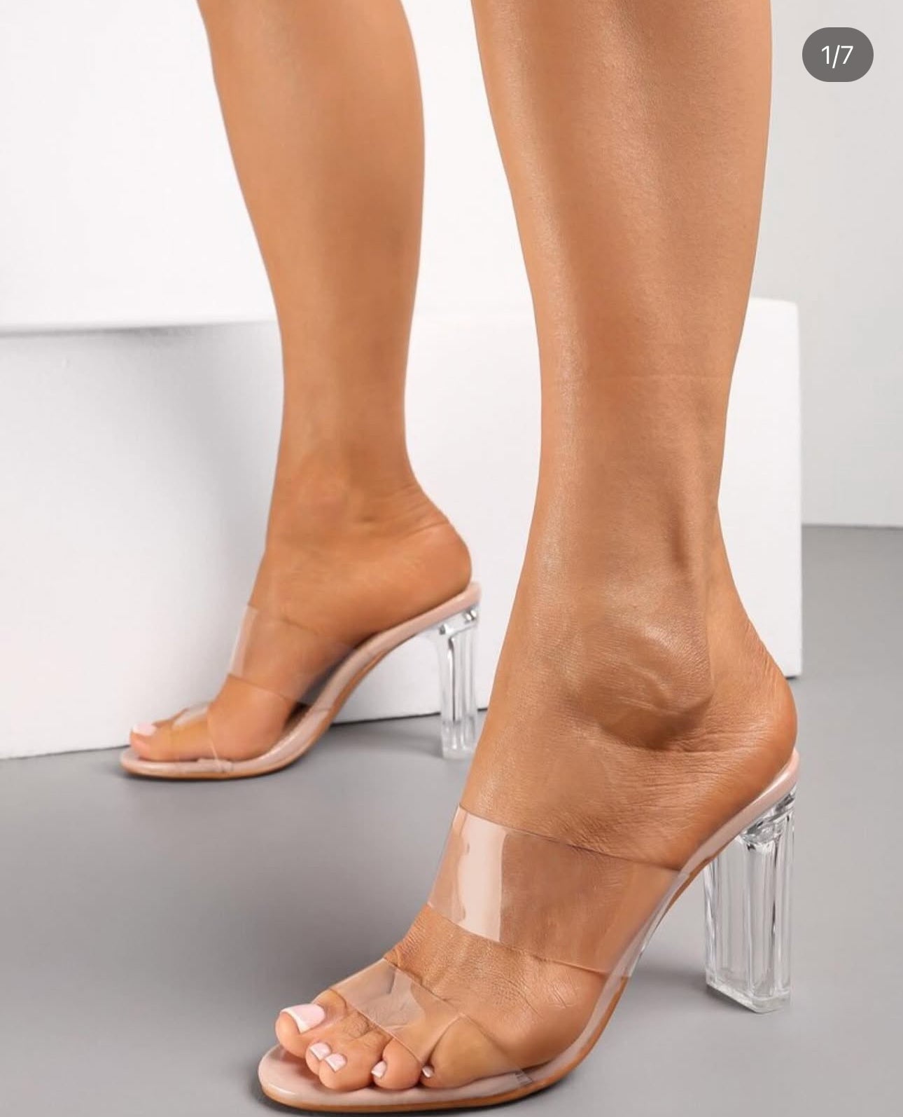 Sandalias transparentes