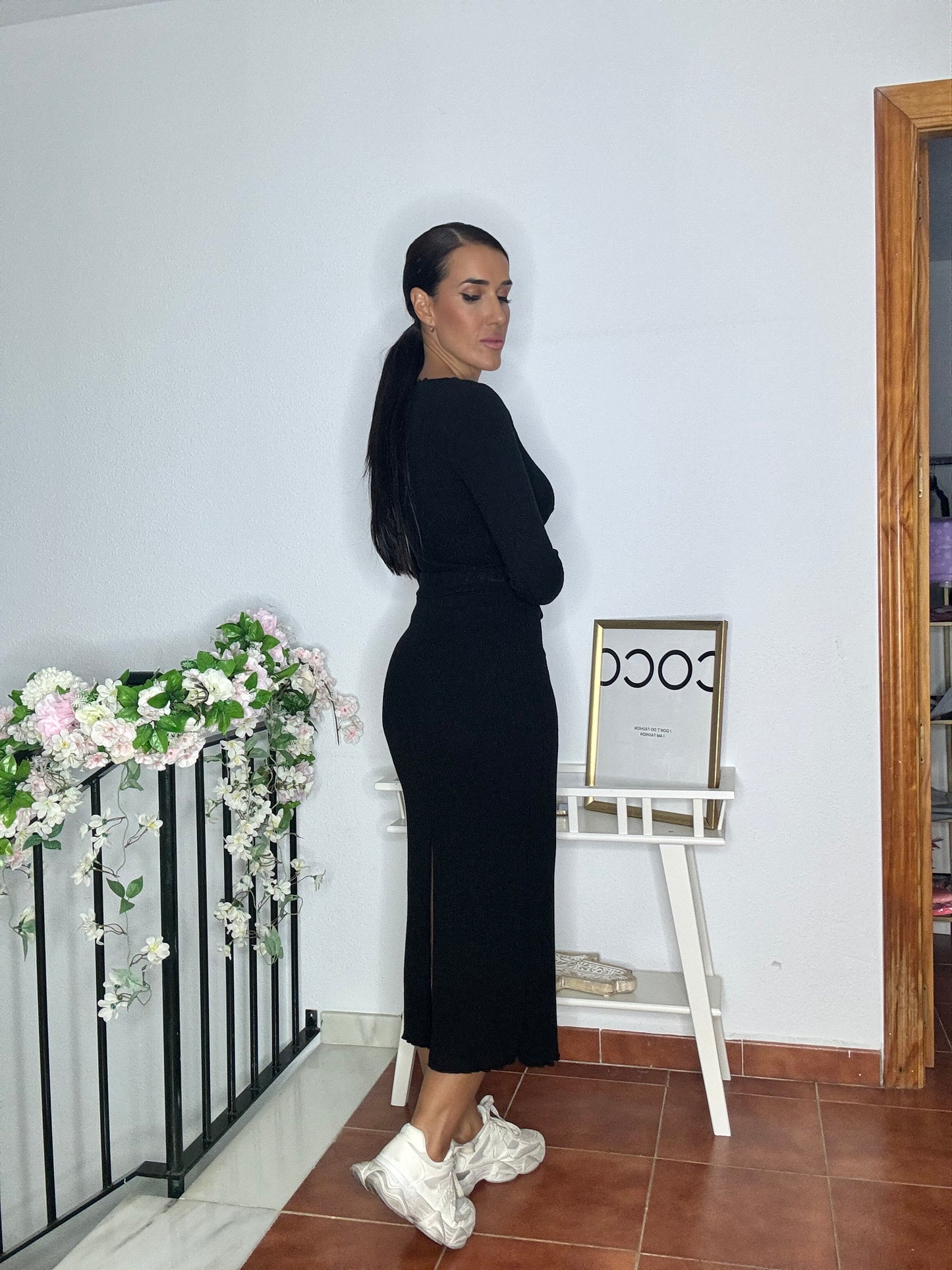 Conjunto falda black