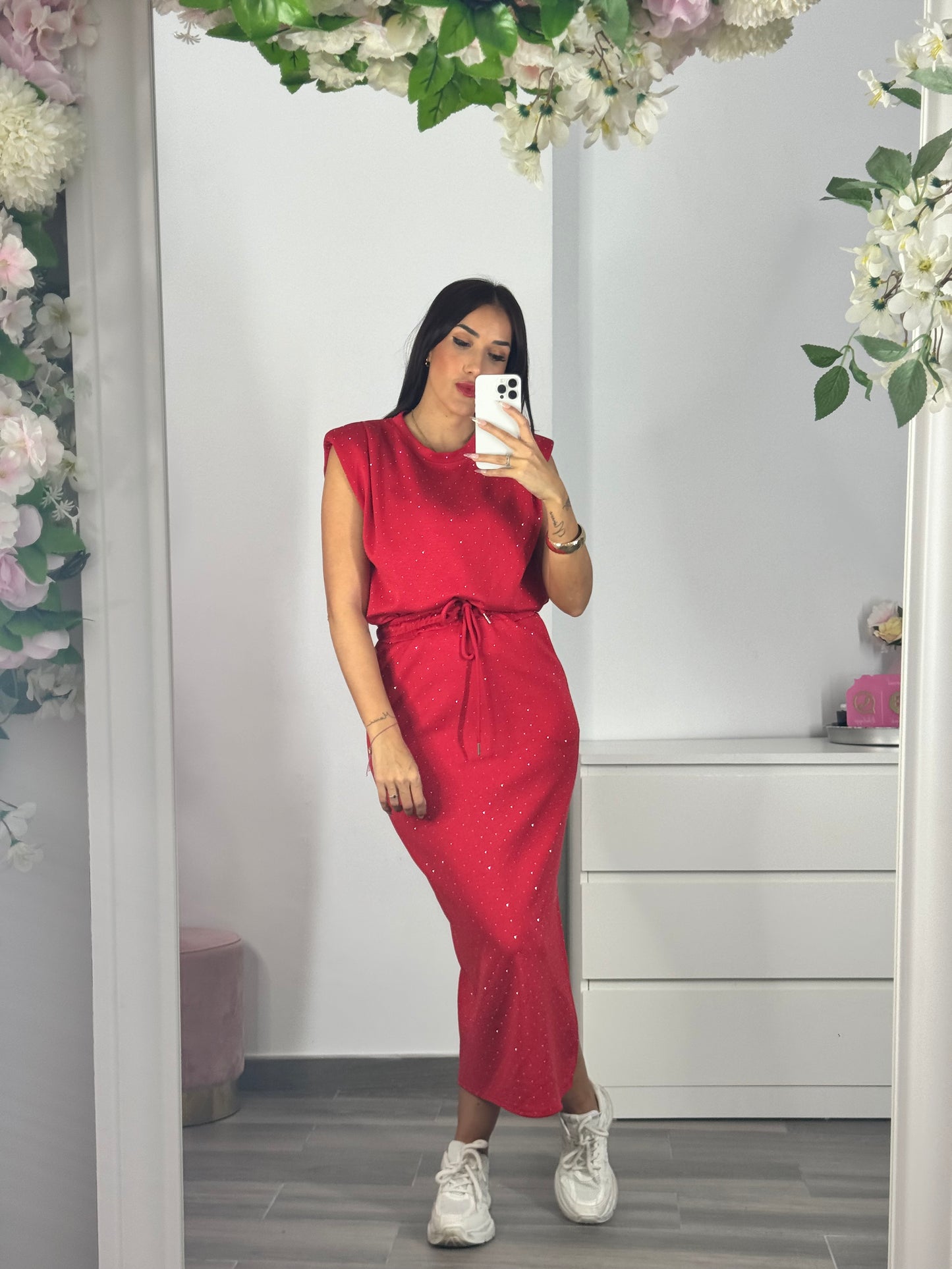 Conjunto strass midi