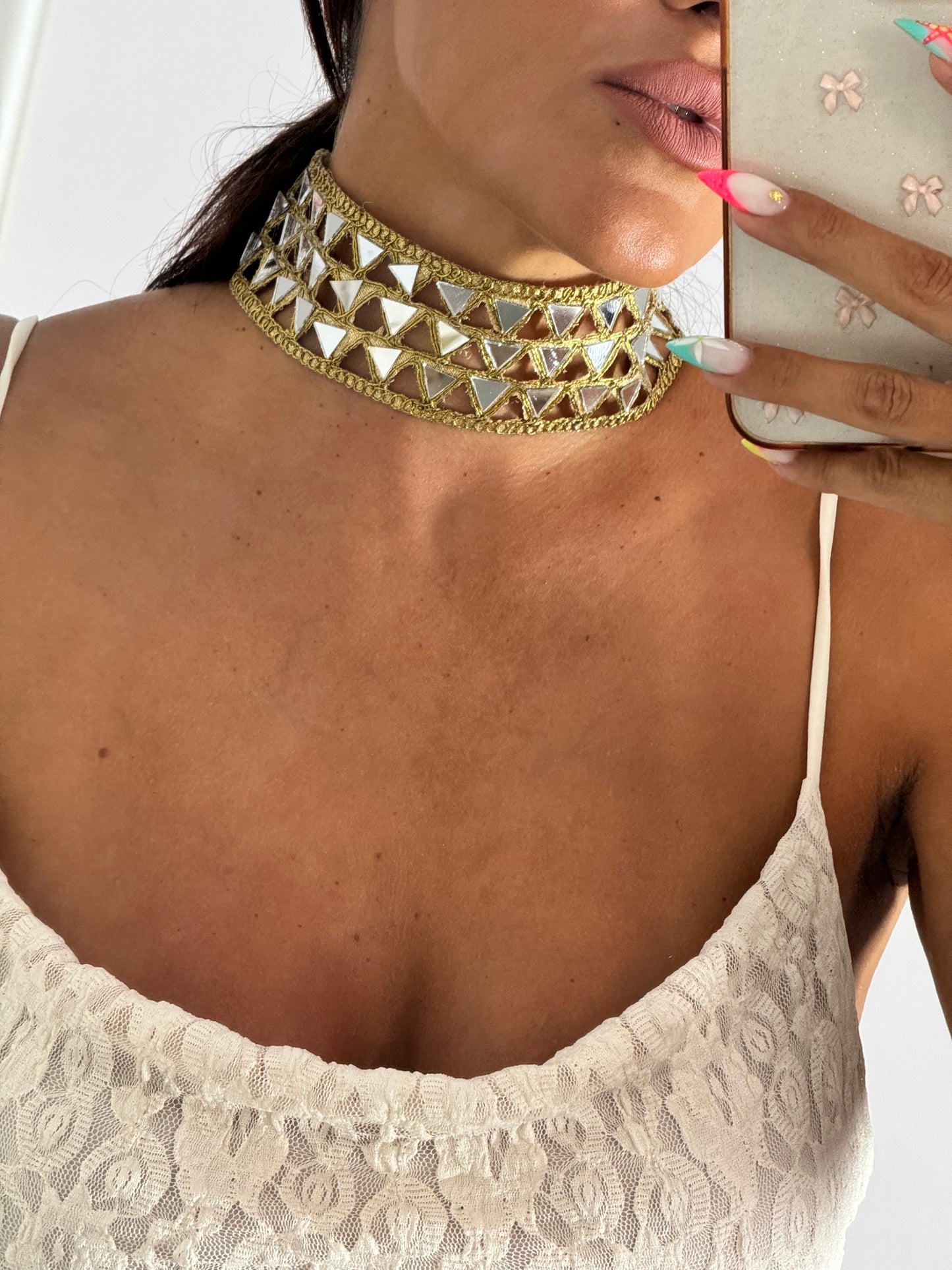Choker espejo