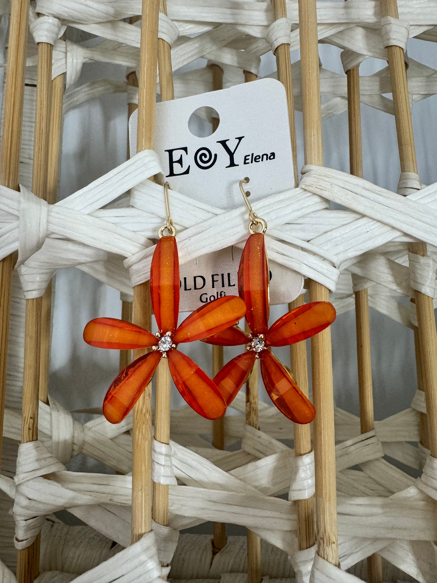 Pendientes naranja