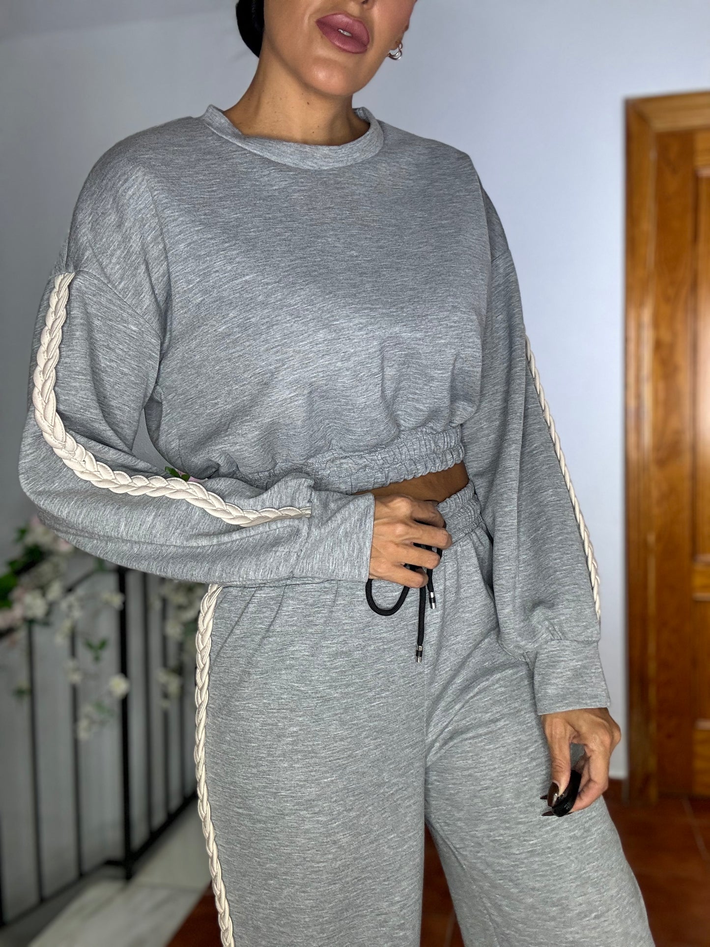 Conjunto chandal gris