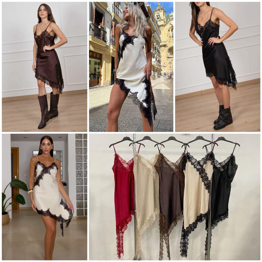 Vestido viral lencero