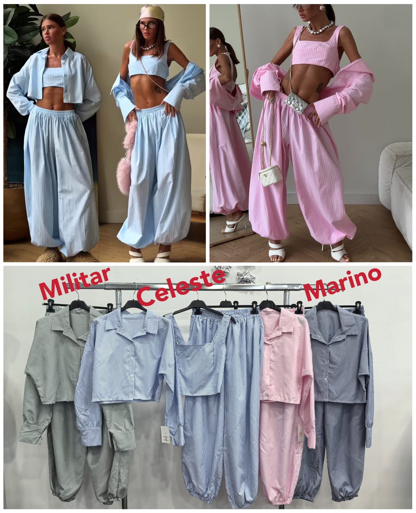 Conjunto tres piezas