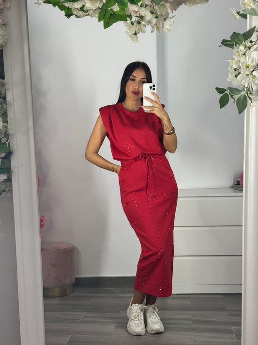 Conjunto strass midi
