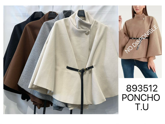 Poncho cinturón