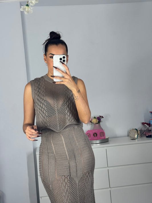 Conjunto falda colado