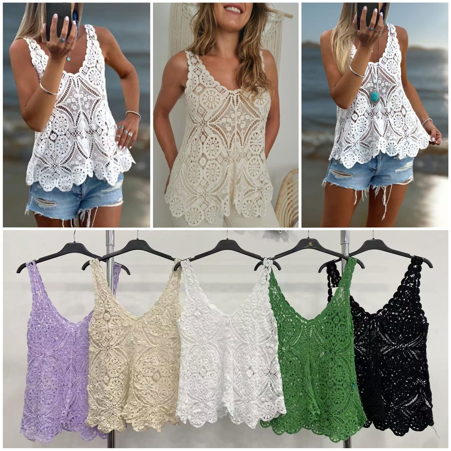 Blusa crochet