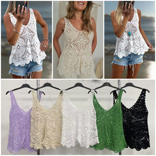 Blusa crochet