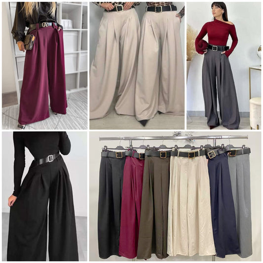 Pantalón ancho fluido