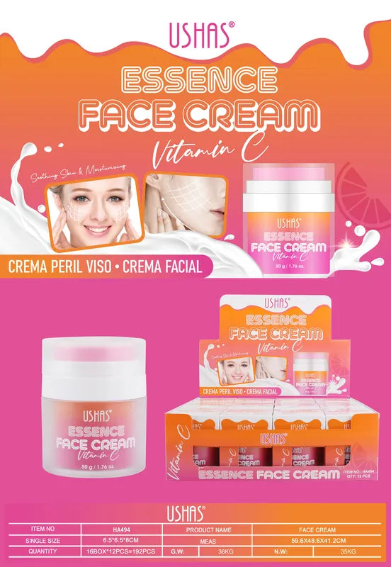 Crema facial vitamina c