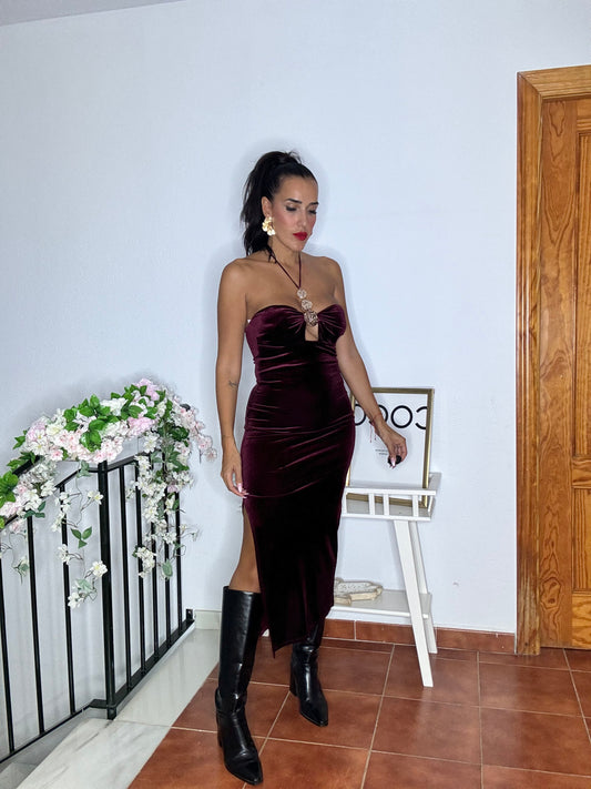 Vestido terciopelo