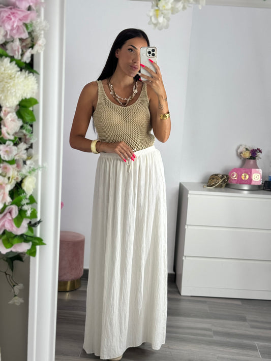 Jersey calado oro