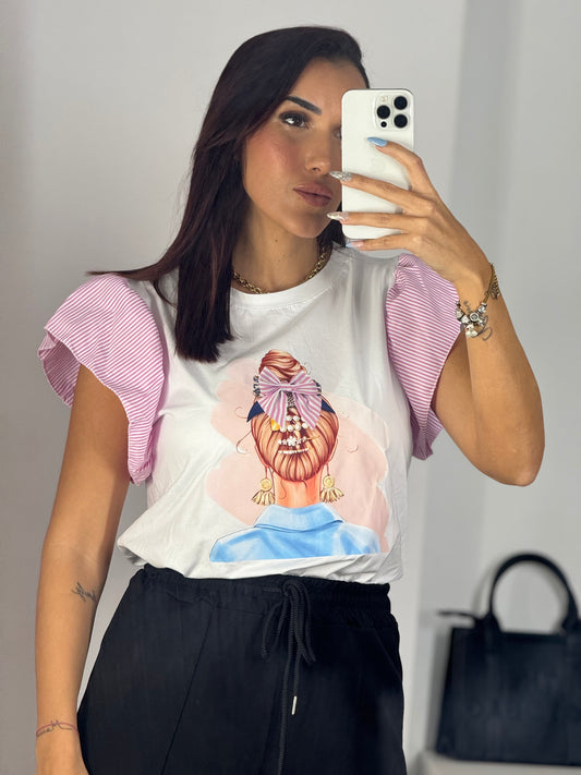 Camiseta muñeca