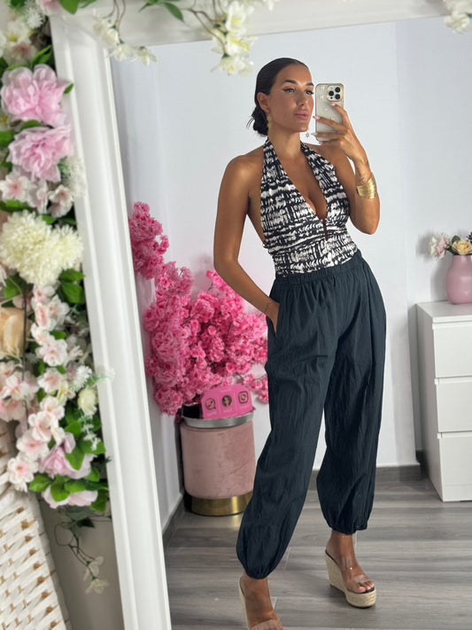 Pantalon bom negro