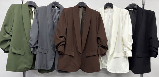 Blazer fruncida