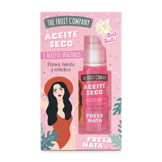 ACEITE SECO FRESA NATA GLITTER 50ML - THE FRUIT COMPANY